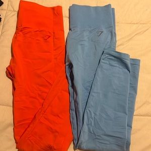Gumymshark mid rise fit leggings. Size SMALL. Worn Once